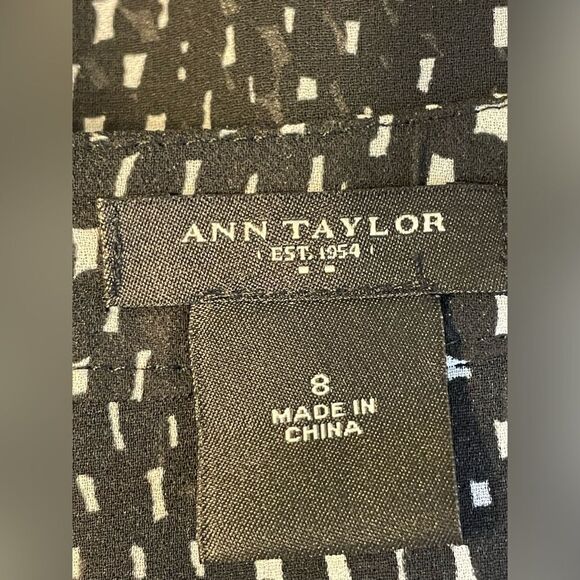 ANN TAYLOR SLEEVELESS BLOUSE RUFFLE TRIM 8 - Picture 5 of 6